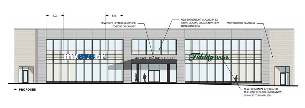 Emerald Realty Group: Class A Office Space for Lease at 44 East Broad Street in Bethlehem, PA (Building Rendering)
